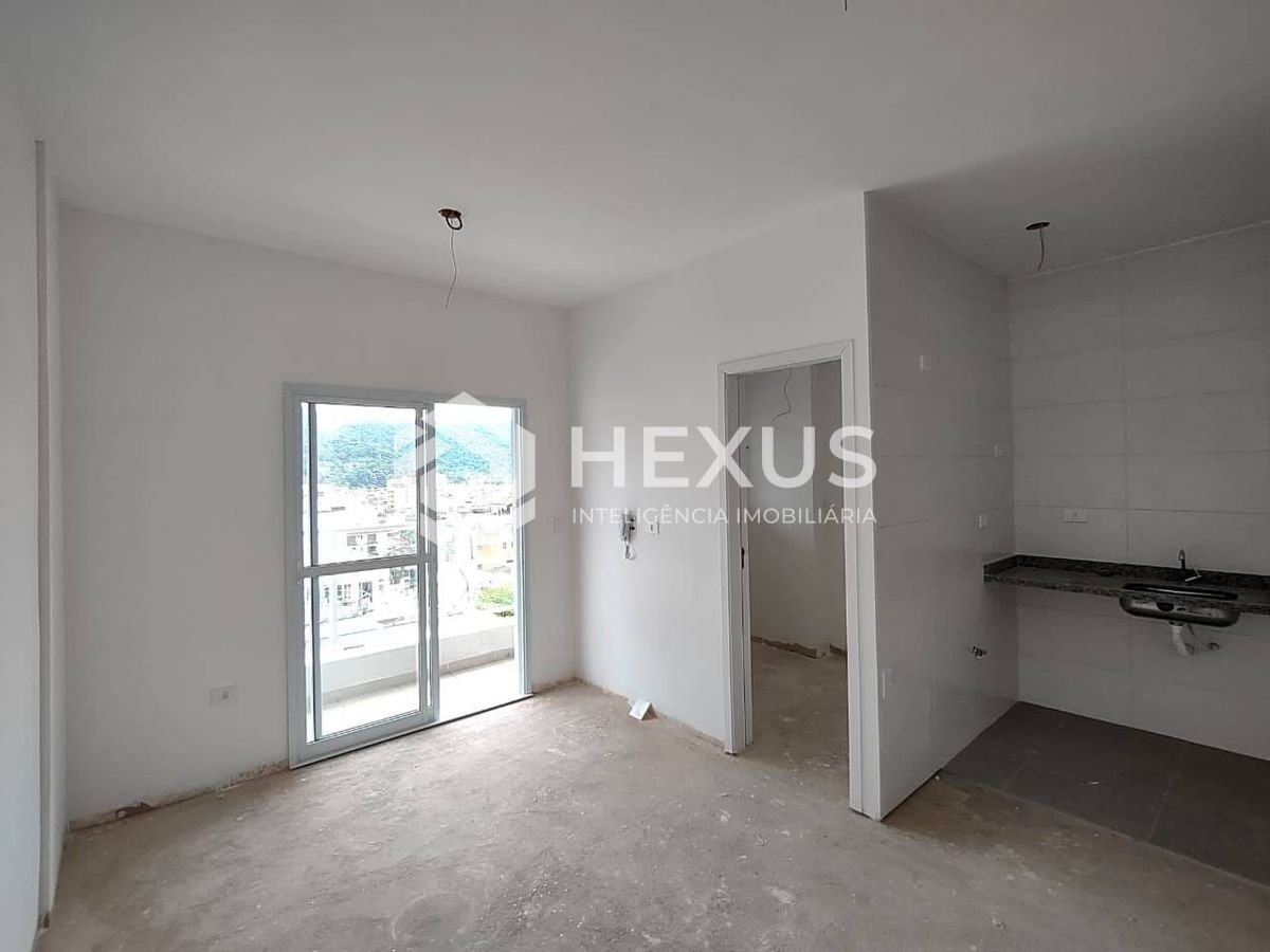 Foto 2 de Apartamento com varanda e lazer na Praia da Enseada, Guaruja