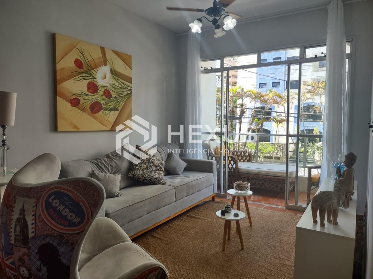 Foto 4 de Apartamento com varanda na Praia da Enseada, Guaruja