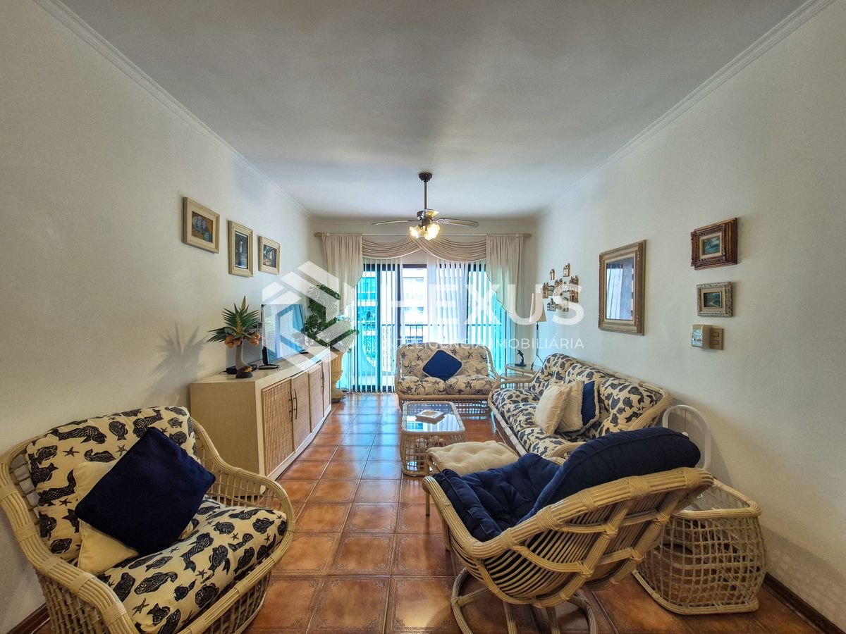 Foto 3 de Apartamento com varanda e lazer nas Pitangueiras, Guarujá