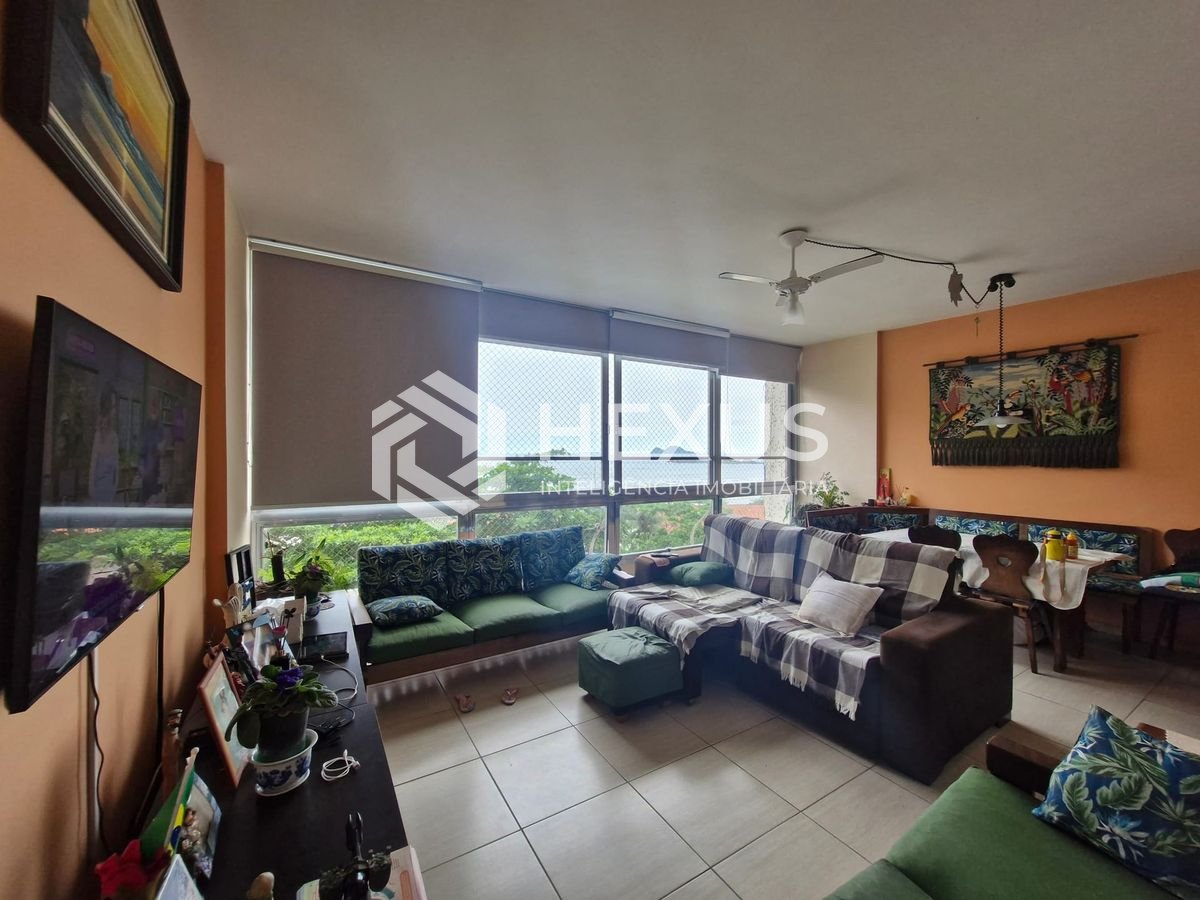 Foto 5 de Apartamento reformado frente mar e lazer com vista mar na Praia das Pitangueiras, Guarujá