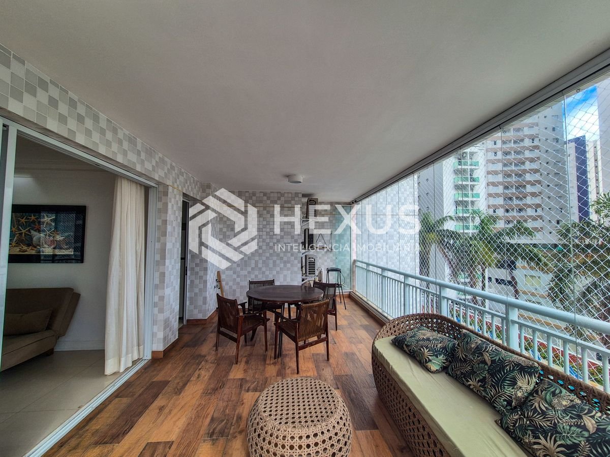 Foto 3 de Apartamento com varanda gourmet e lazer a 1 quadra da praia no Jardim Astúrias, Guarujá