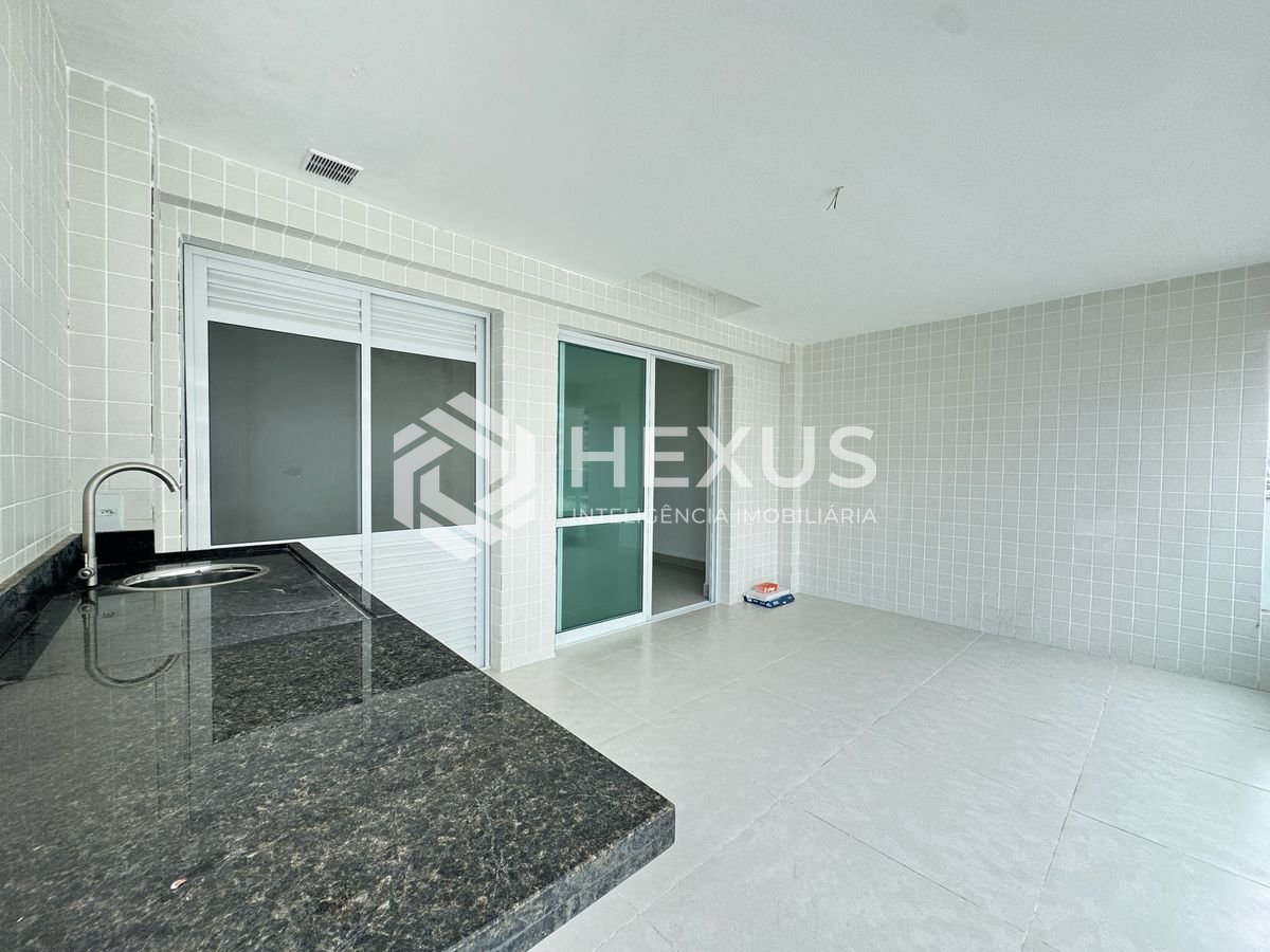 Foto 3 de Apartamento com varanda gourmet vista mar e lazer na Praia das Asturias, Guaruja