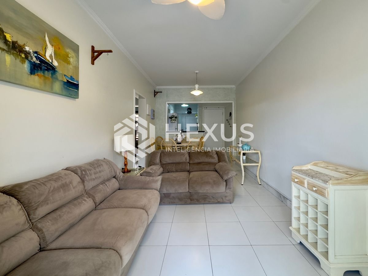 Foto 4 de Apartamento com varanda e lazer na Praia das Pitangueiras, Guaruja