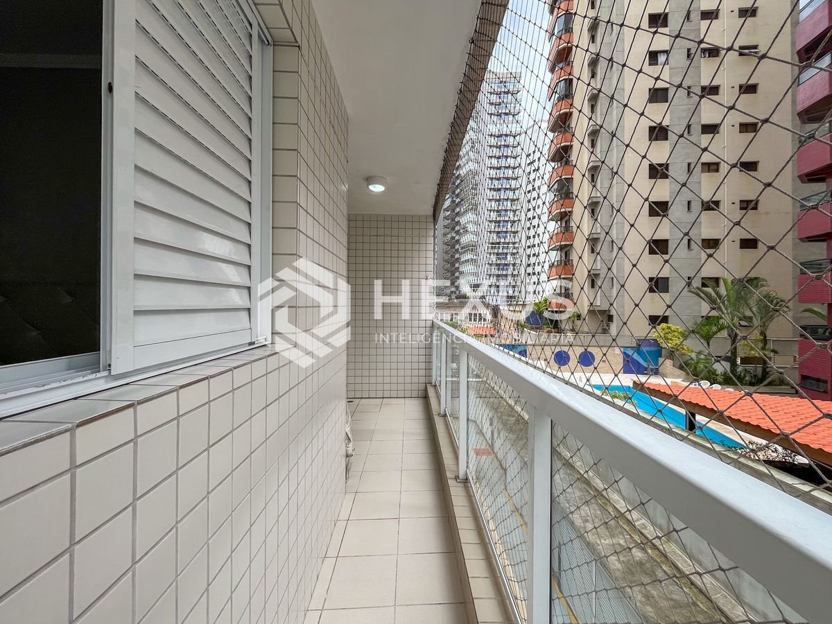 Foto 5 de Apartamento com varanda e lazer na Praia das Asturias, Guaruja