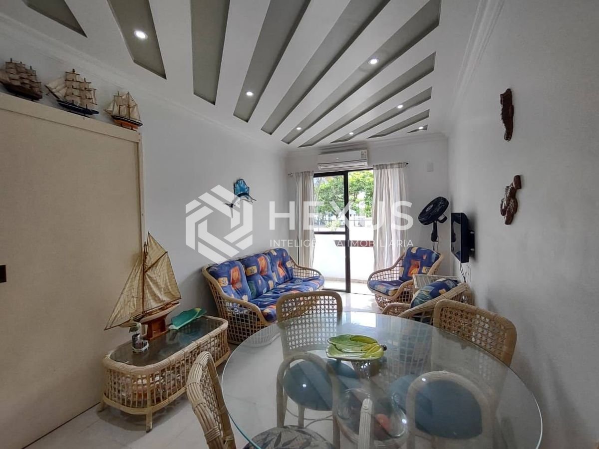 Foto 4 de Apartamento com varanda e lazer na Praia da Enseada, Guaruja