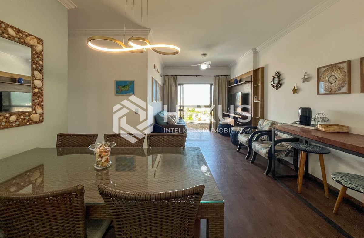 Foto 3 de Apartamento com varanda vista mar e lazer na beira mar da Praia da Enseada, Guaruja