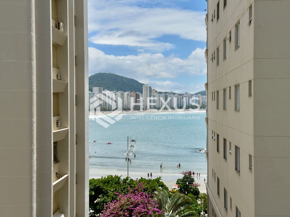 Foto 3 de Apartamento frente mar com varanda gourmet vista mar e lazer na Praia das Asturias, Guaruja