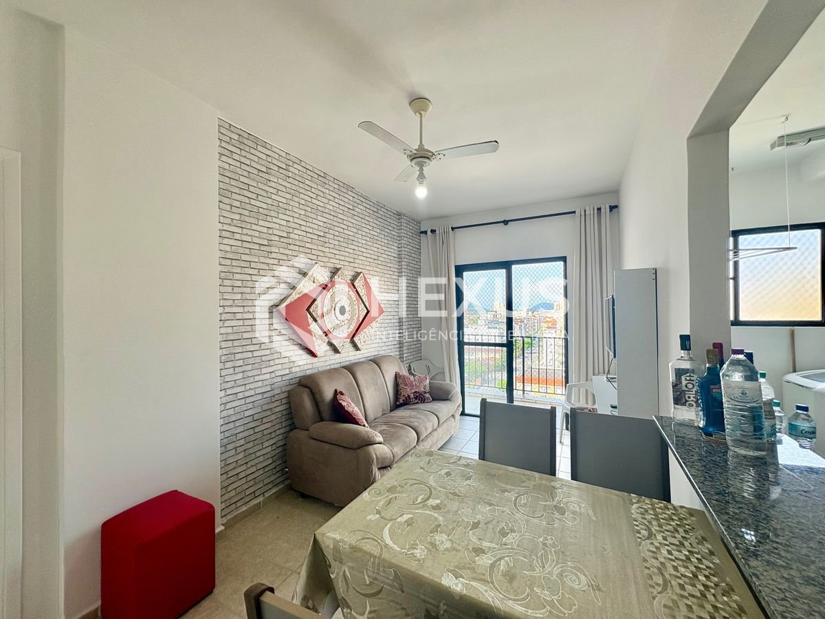 Foto 4 de Apartamento com varanda e lazer na Praia da Enseada, Guaruja