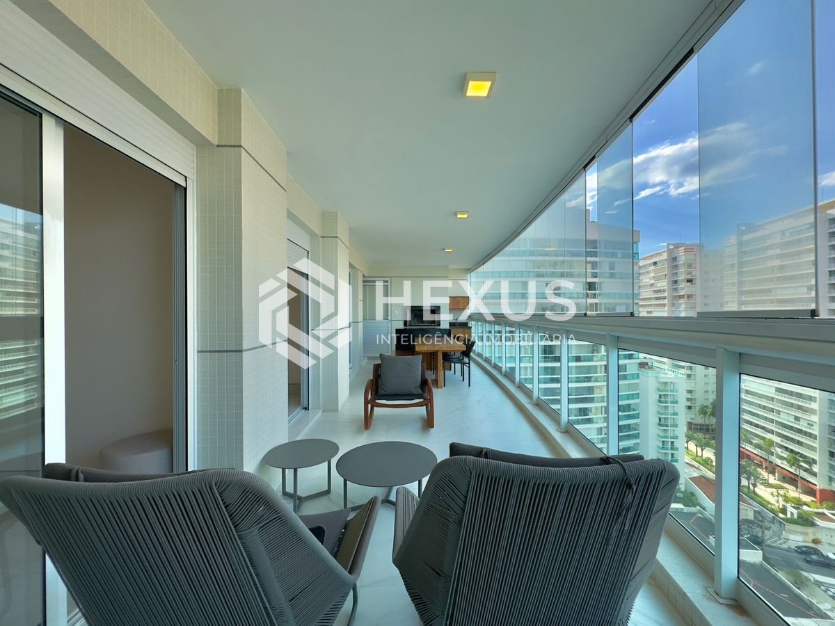 Foto 3 de Apartamento frente mar com varanda gourmet e lazer na Praia das Astúrias, Guarujá