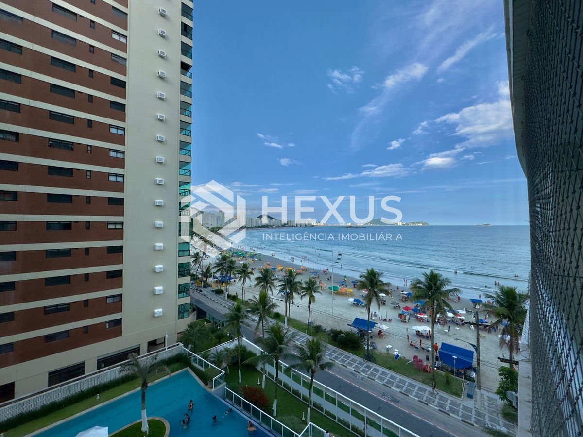 Foto 2 de Apartamento frente mar com varanda gourmet vista mar e lazer na Praia das Asturias, Guaruja