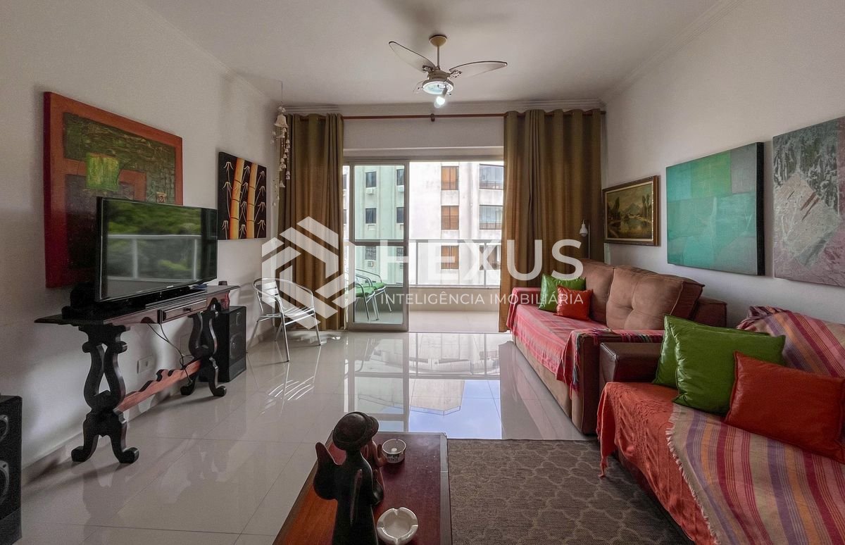 Foto 5 de Apartamento com varanda vista mar na Praia das Pitangueiras, Guaruja