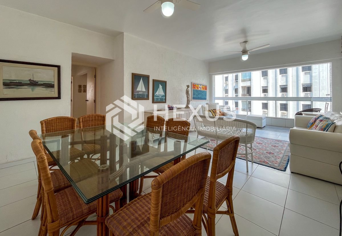 Foto 2 de Apartamento com varanda vista mar e vaga à venda, Pitangueiras, Guarujá, SP