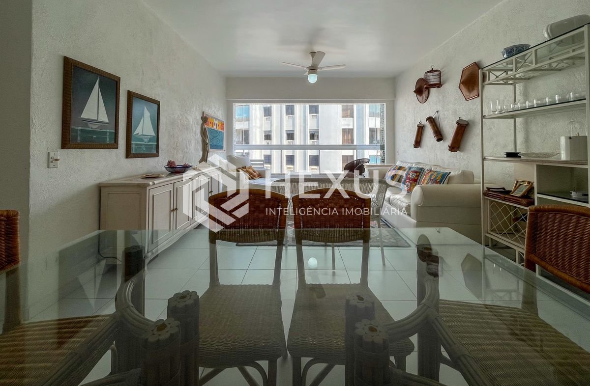 Foto 4 de Apartamento com varanda vista mar e vaga à venda, Pitangueiras, Guarujá, SP
