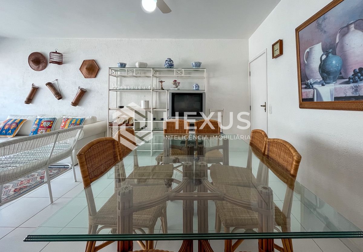 Foto 5 de Apartamento com varanda vista mar e vaga à venda, Pitangueiras, Guarujá, SP