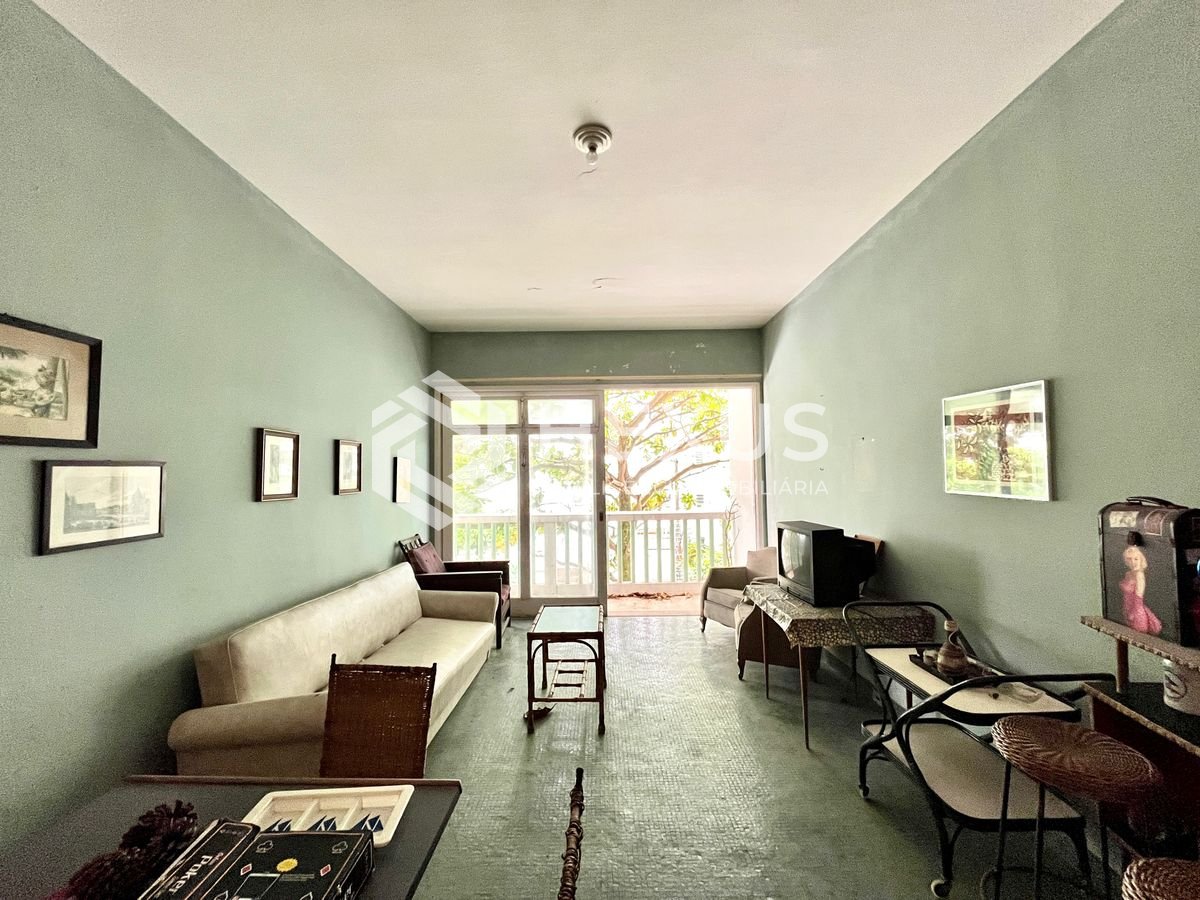 Foto 5 de Apartamento com varanda vista mar na beira mar da Praia das Pitangueiras, Guarujá