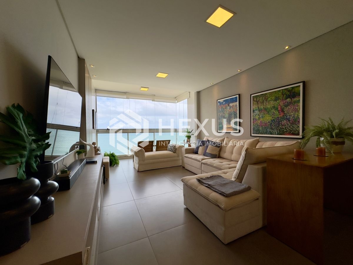 Foto 5 de Apartamento reformado frente mar com varanda gourmet e lazer na Praia das Asturias, Guaruja