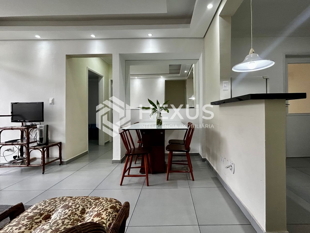 Foto 2 de Apartamento com varanda e lazer na Praia da Enseada, Guaruja