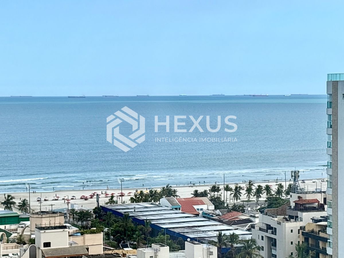 Foto 2 de Apartamento com varanda gourmet vista mar e lazer na Praia da Enseada, Guaruja