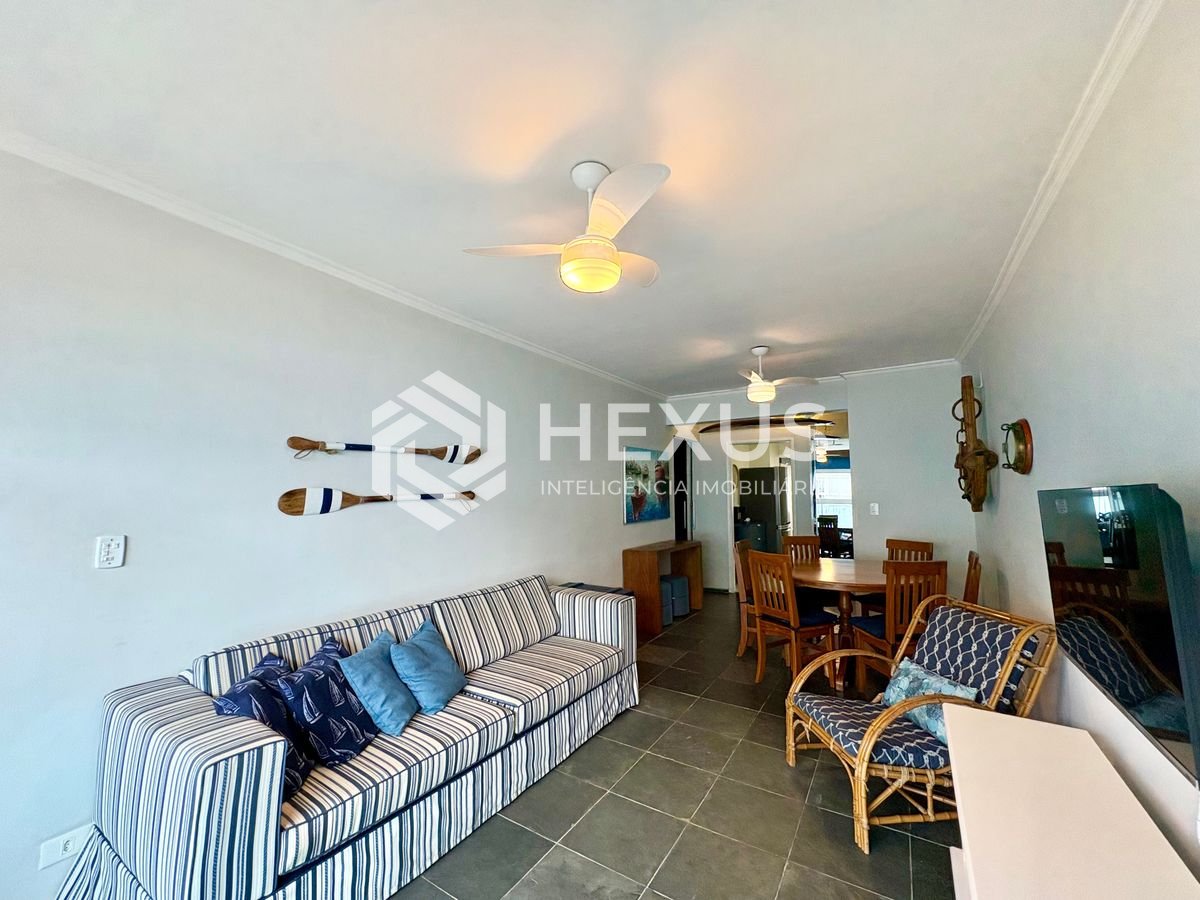 Foto 5 de Apartamento com varanda vista mar na Praia da Enseada, Guaruja