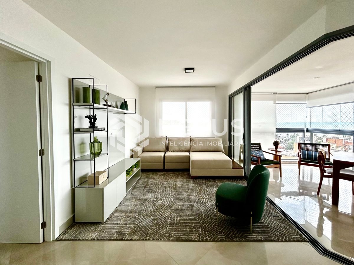 Foto 4 de Apartamento com varanda gourmet vista mar e lazer na Praia da Enseada, Guaruja