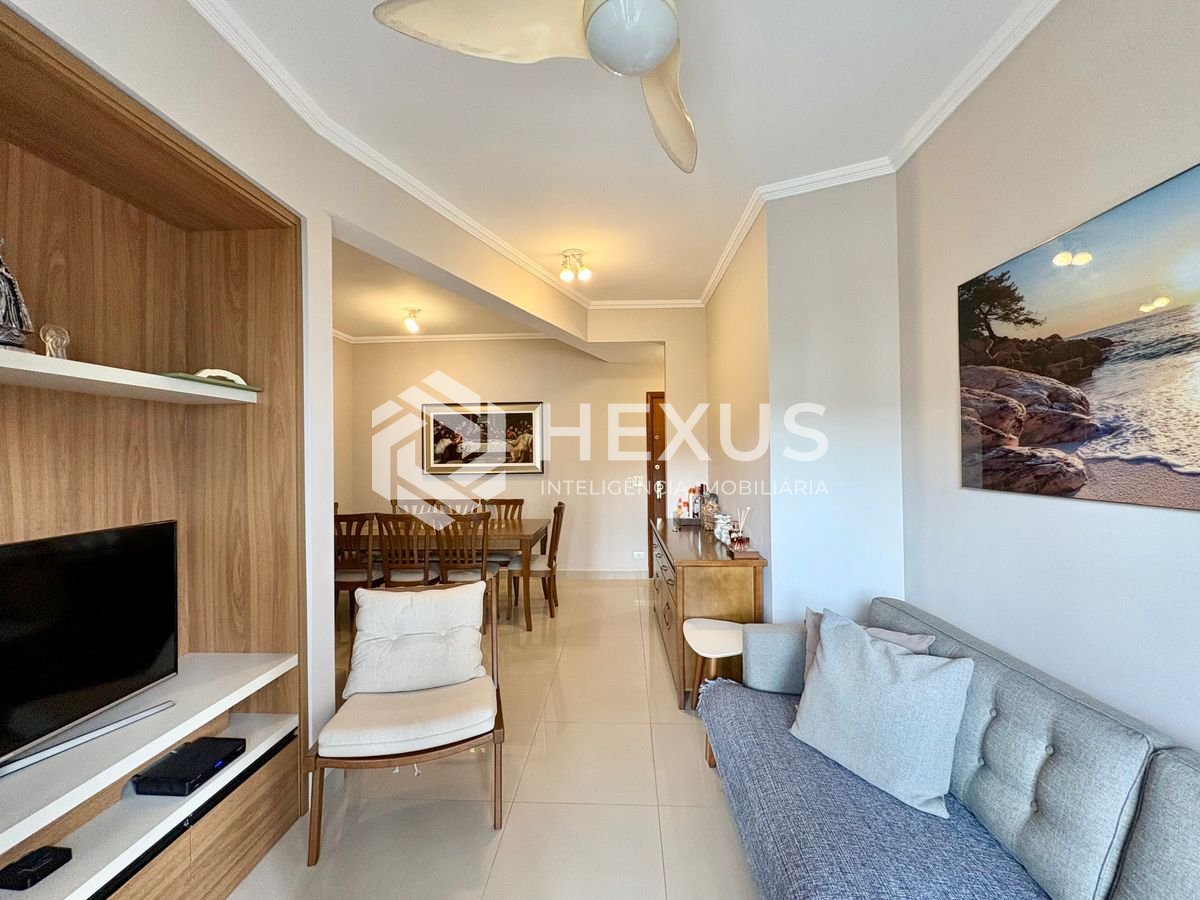 Foto 2 de Apartamento com varanda vista mar e lazer na Praia da Enseada, Guaruja