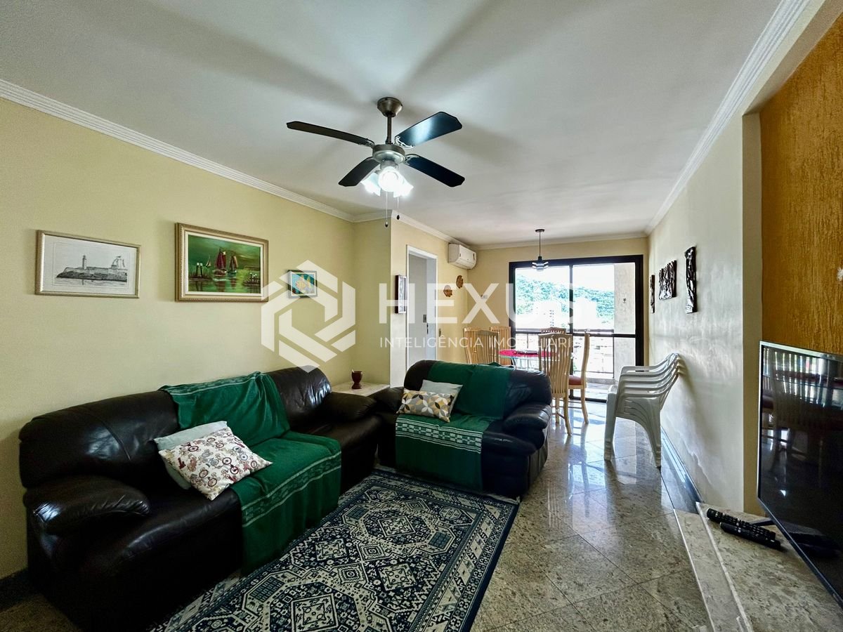 Foto 2 de Apartamento com varanda e lazer na Praia da Enseada, Guarujá