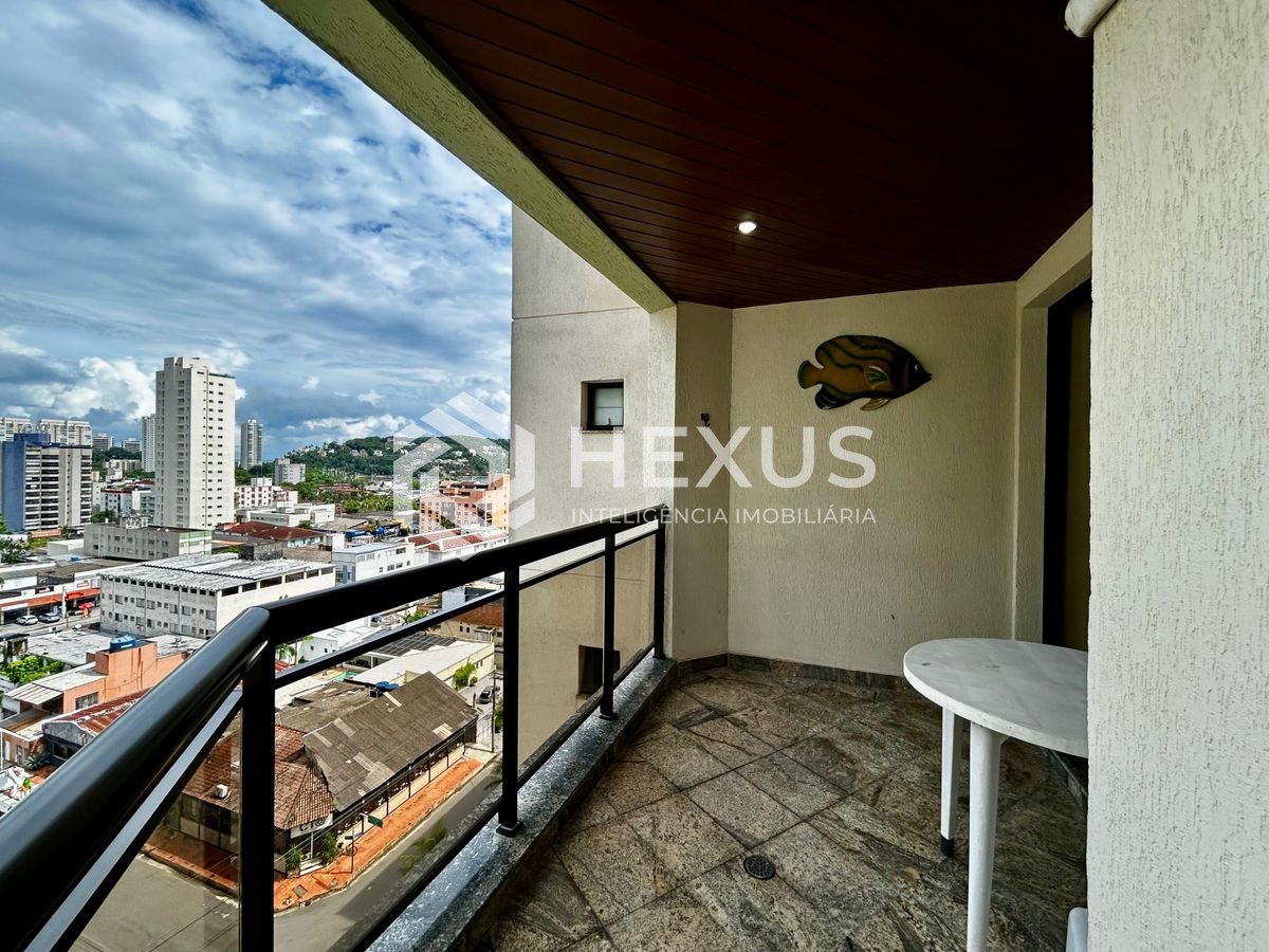 Foto 4 de Apartamento com varanda e lazer na Praia da Enseada, Guarujá