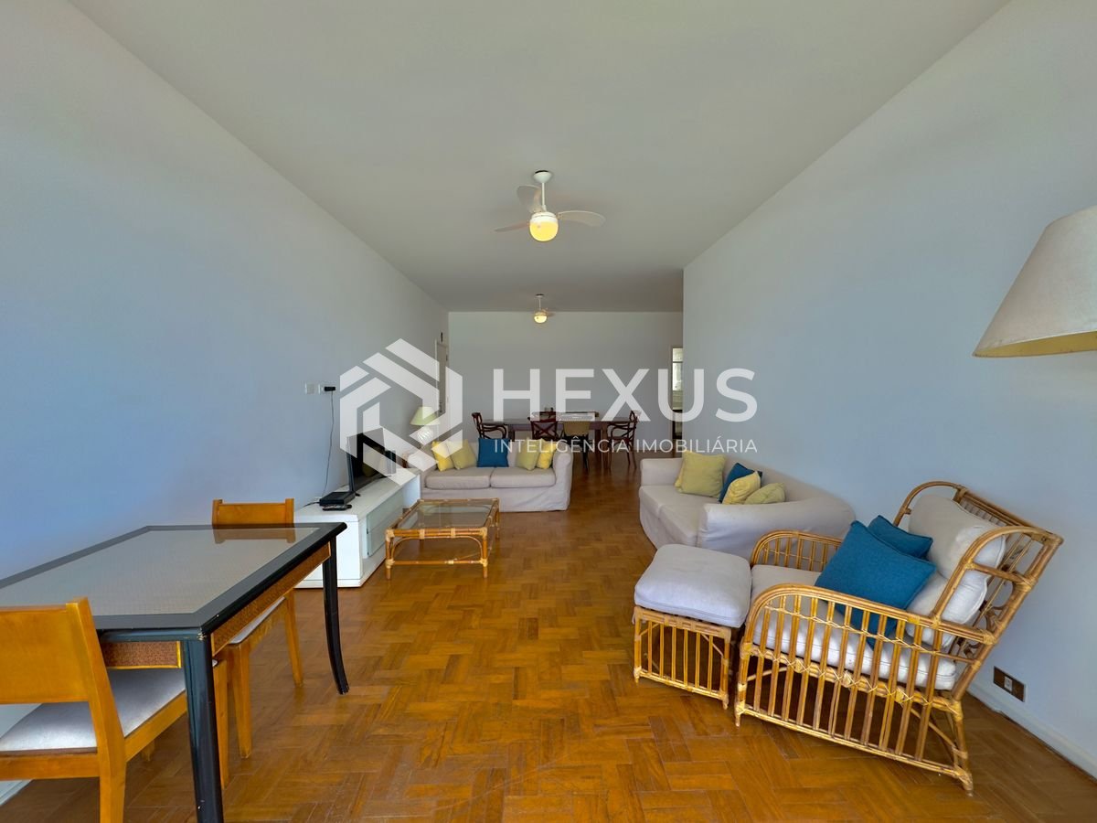 Foto 5 de Apartamento frente mar com varanda vista mar nas Pitangueiras, Guarujá