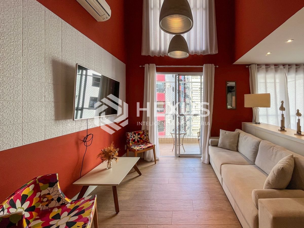 Foto 5 de Apartamento com varanda e lazer na beira mar da Praia das Astúrias, Guarujá