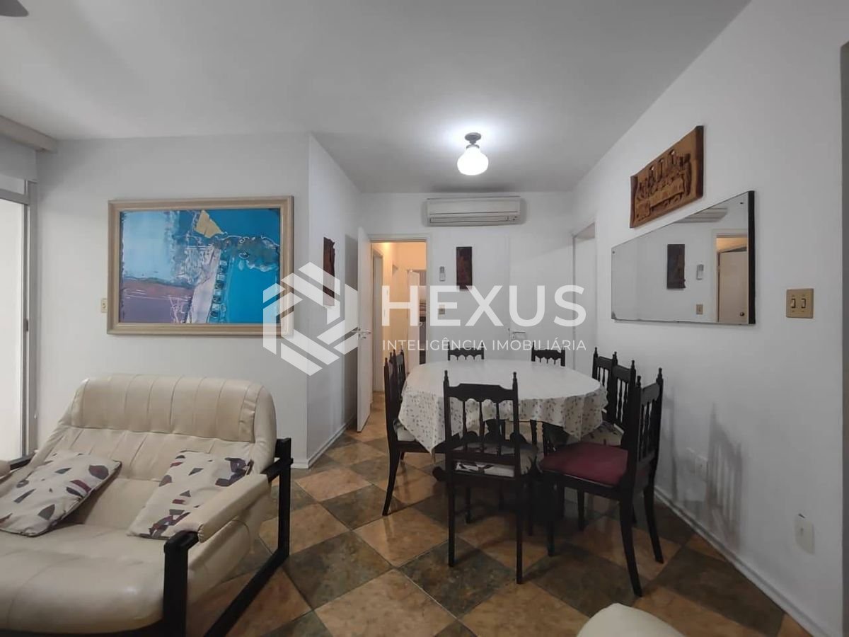 Foto 4 de Apartamento com varanda e lazer na Praia da Enseada, Guarujá