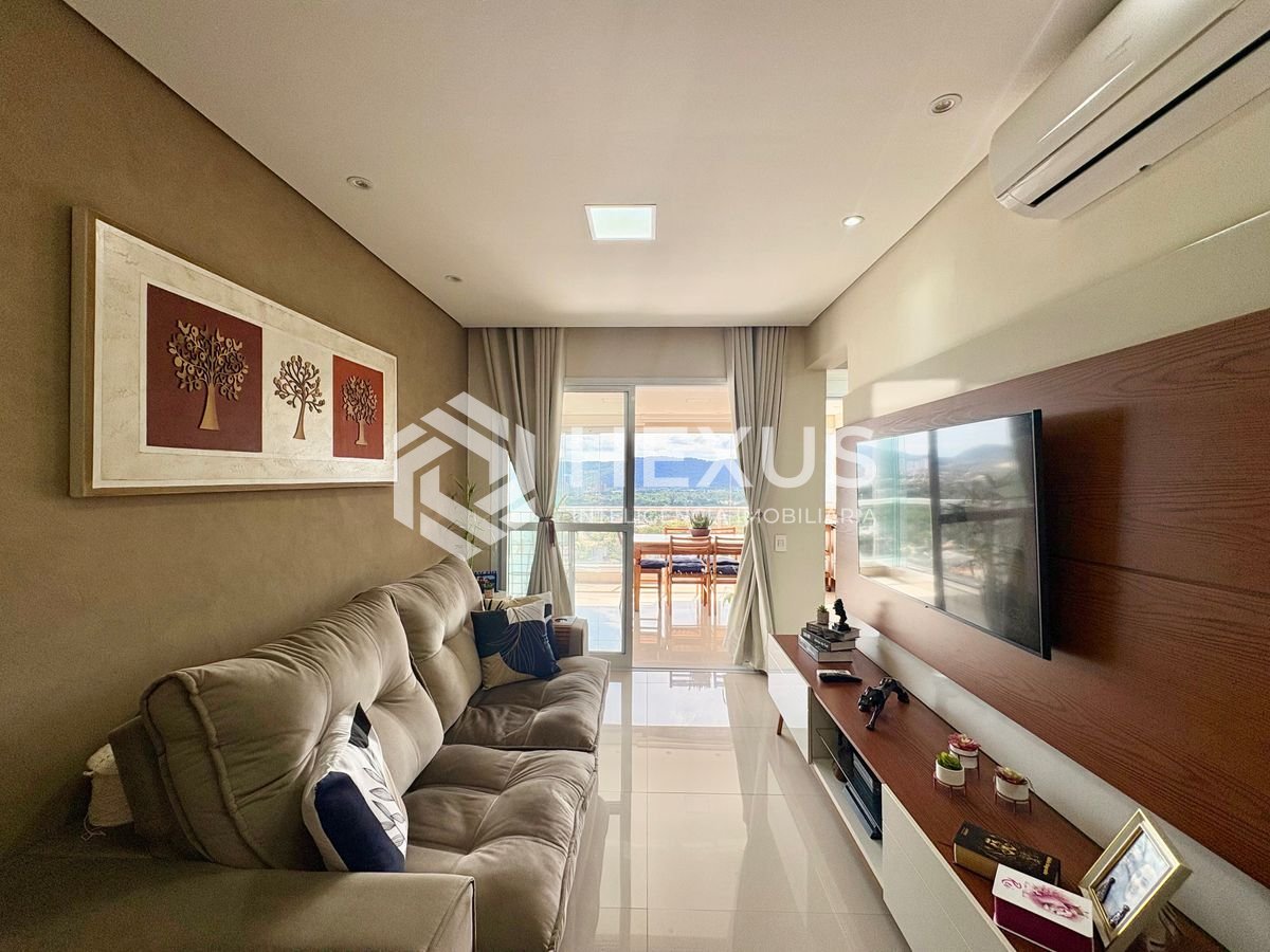 Foto 3 de Apartamento com varanda gourmet vista mar e lazer na Enseada, Guarujá