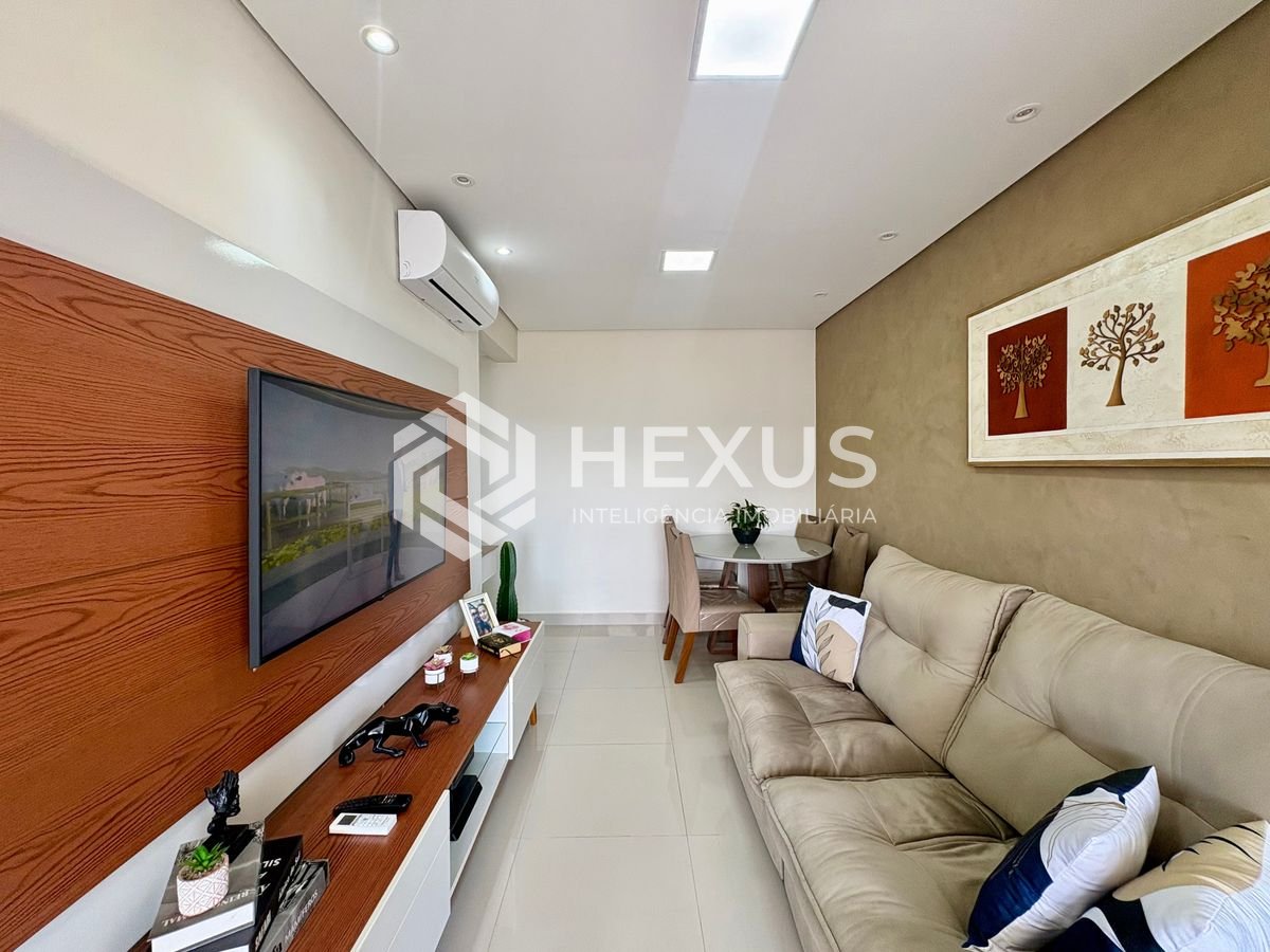 Foto 4 de Apartamento com varanda gourmet vista mar e lazer na Enseada, Guarujá