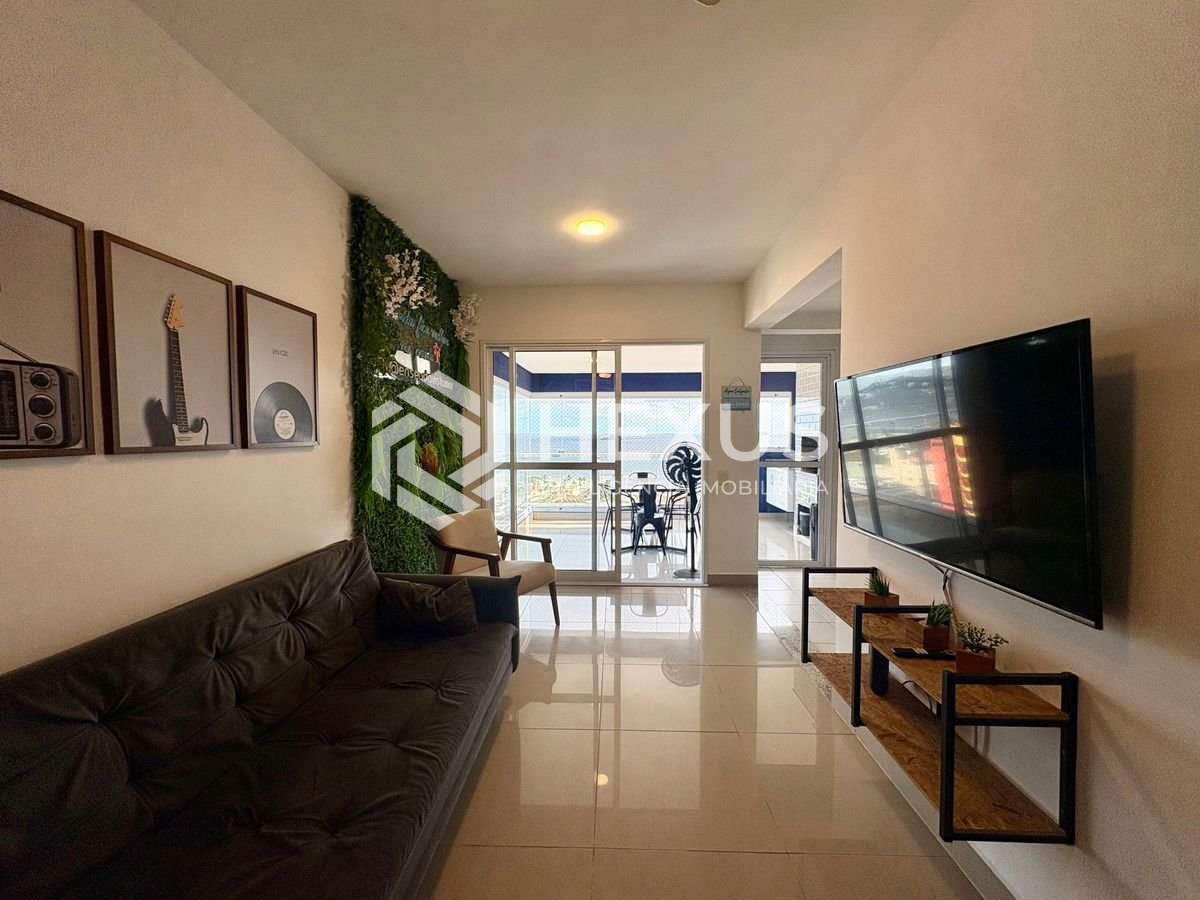 Foto 3 de Apartamento com varanda gourmet vista mar e lazer na Praia da Enseada, Guarujá