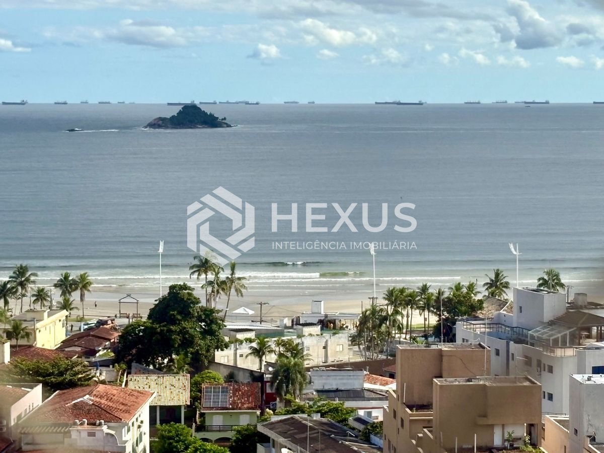 Foto 5 de Apartamento com varanda gourmet vista mar e lazer na Praia da Enseada, Guarujá