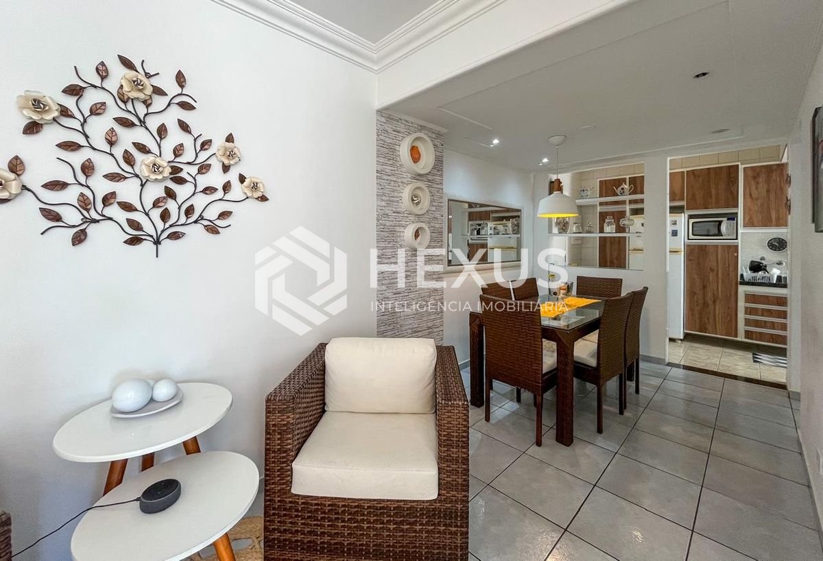 Foto 4 de Apartamento reformado com varanda vista mar e lazer na Barra Funda nas Pitangueiras, Guarujá