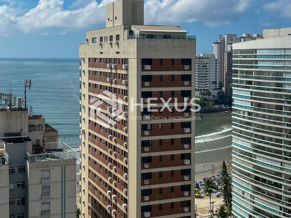 Foto 5 de Apartamento com varanda gourmet vista mar e lazer na beira mar da Praia das Astúrias, Guarujá