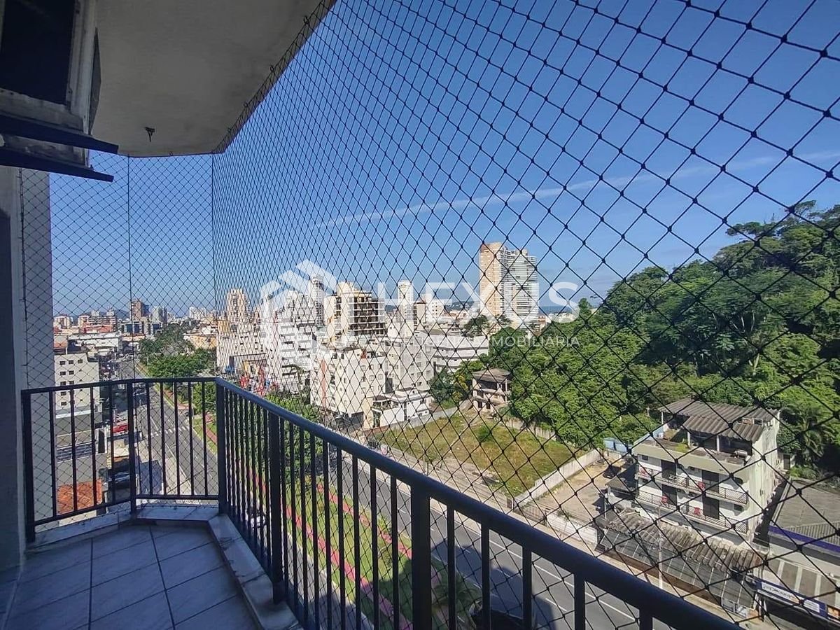 Foto 3 de Apartamento com varanda e lazer na Praia da Enseada, Guarujá