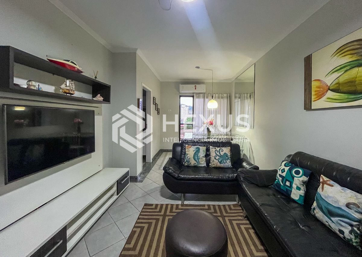 Foto 2 de Apartamento com varanda e lazer na Praia da Enseada, Guarujá