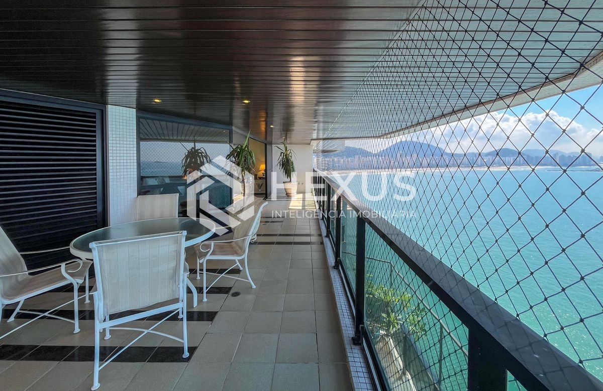 Foto 3 de Apartamento de alto padrão frente mar com varanda gourmet vista mar e lazer no Jardim Astúrias, Guarujá