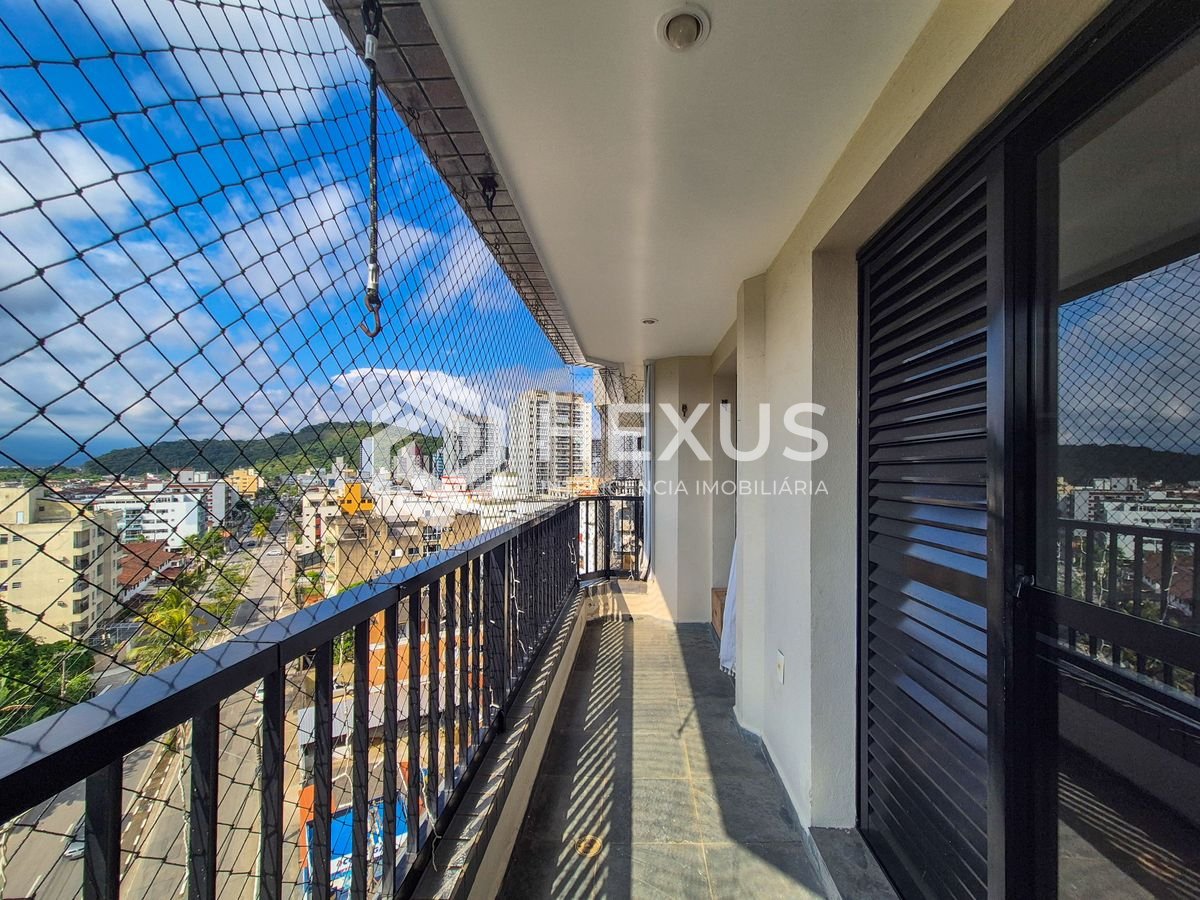 Foto 3 de Apartamento com varanda e lazer no Tombo, Guarujá