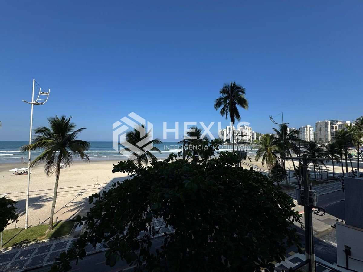 Foto 2 de Apartamento frente mar com varanda vista mar no Jardim Astúrias, Guarujá