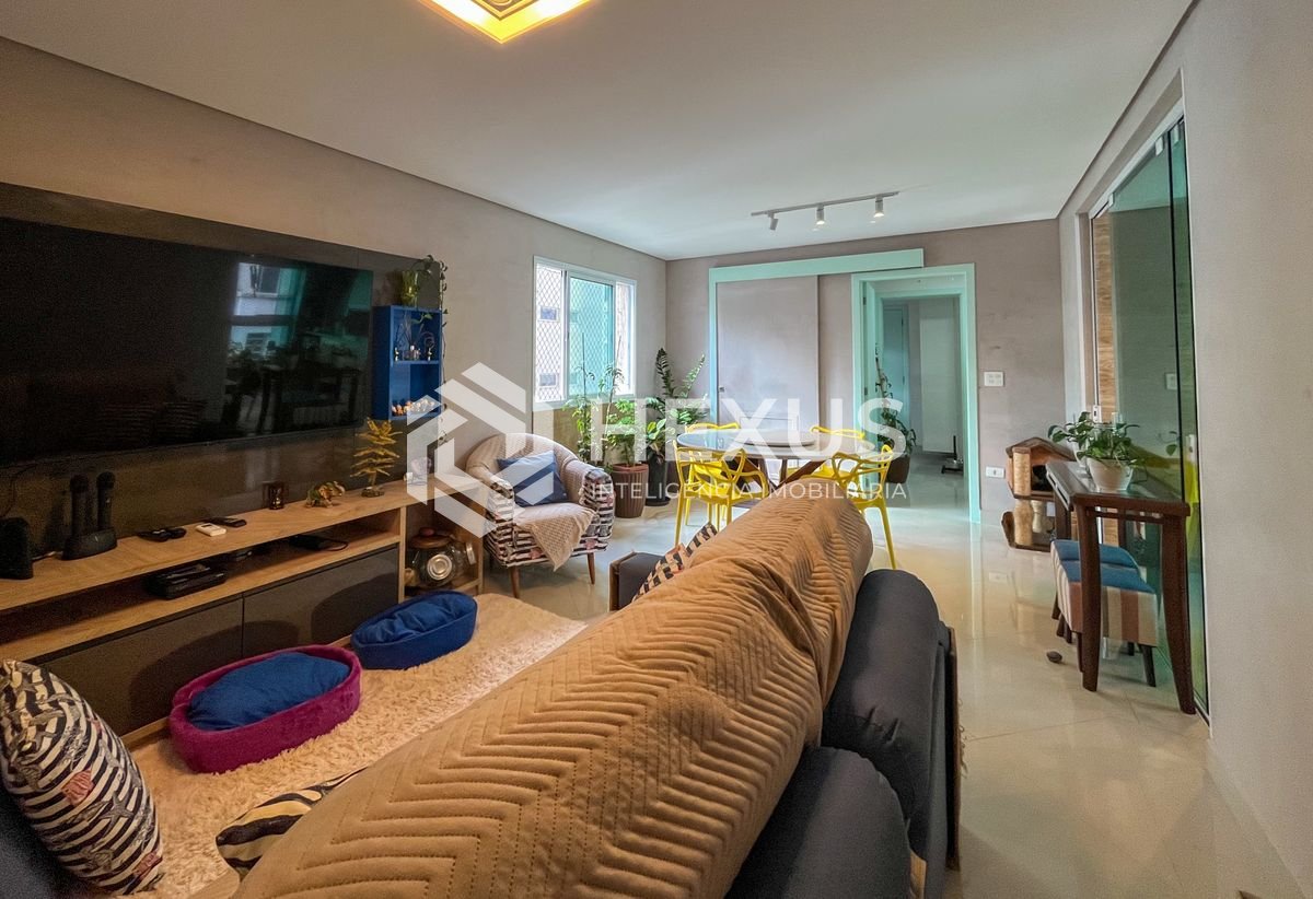 Foto 4 de Apartamento com varanda gourmet vista mar e lazer na beira mar da praia nas Pitangueiras, Guarujá