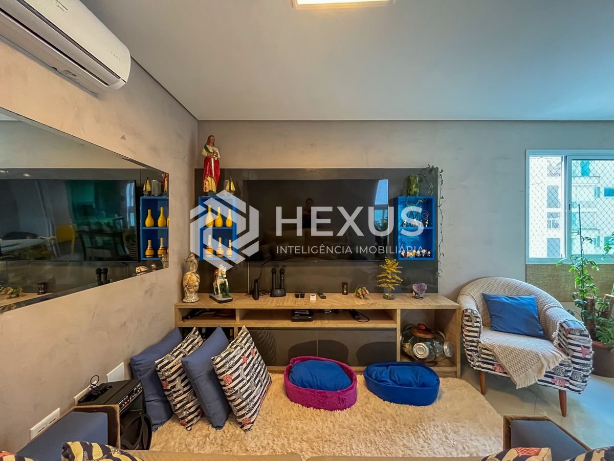 Foto 5 de Apartamento com varanda gourmet vista mar e lazer na beira mar da praia nas Pitangueiras, Guarujá