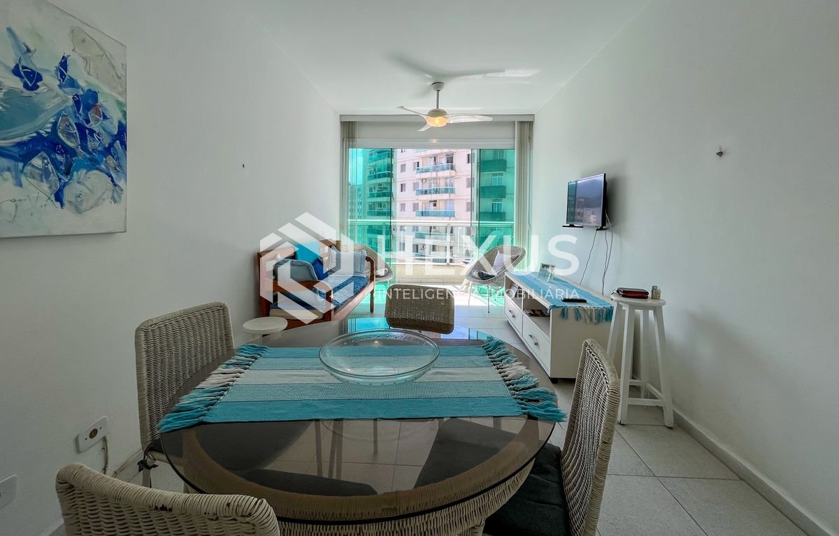 Foto 5 de Apartamento frente mar com varanda vista mar nas Pitangueiras, Guarujá