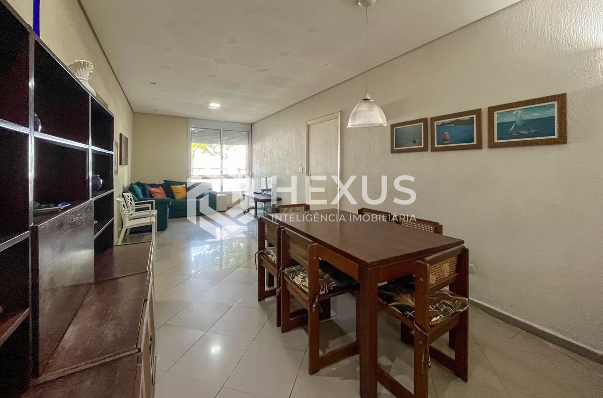 Foto 2 de Apartamento térreo frente mar com vista mar e lazer nas Pitangueiras, Guarujá