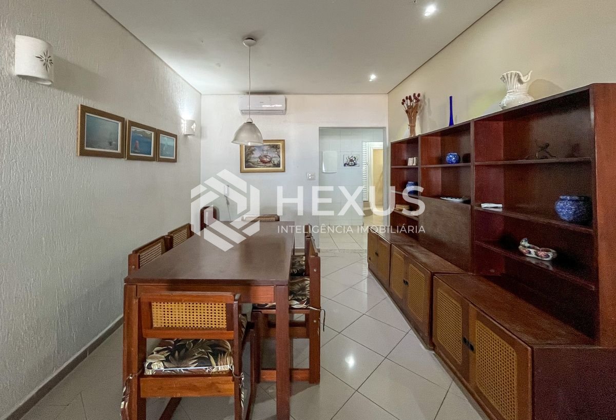 Foto 4 de Apartamento térreo frente mar com vista mar e lazer nas Pitangueiras, Guarujá