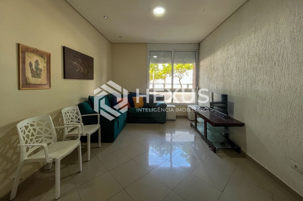 Foto 5 de Apartamento térreo frente mar com vista mar e lazer nas Pitangueiras, Guarujá