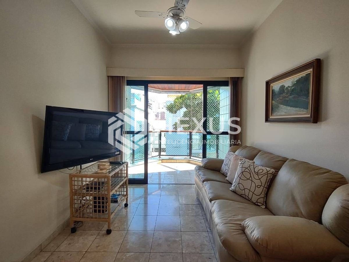 Foto 5 de Apartamento com varanda e lazer na Enseada, Guarujá