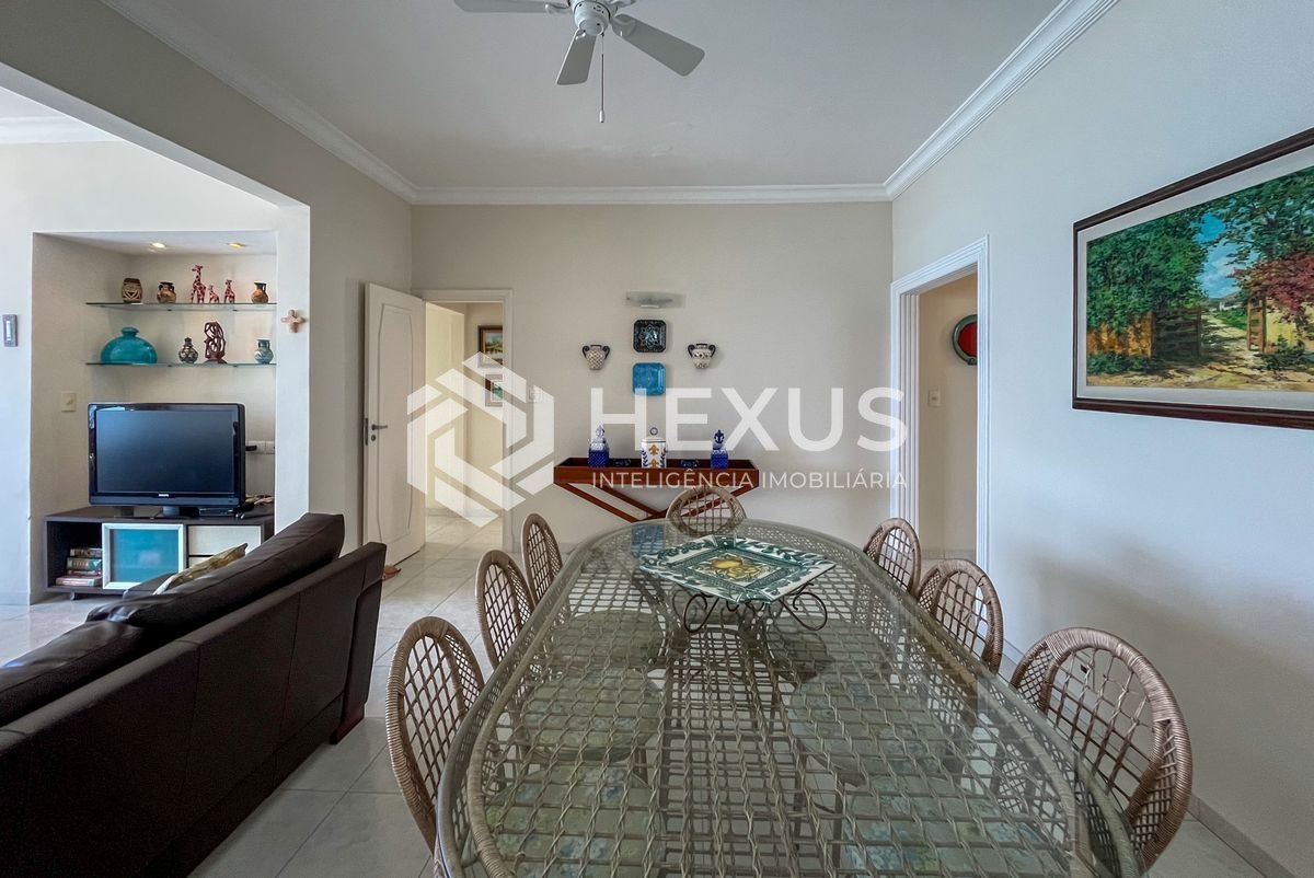 Foto 4 de Apartamento frente mar com vista mar e lazer nas Pitangueiras, Guarujá