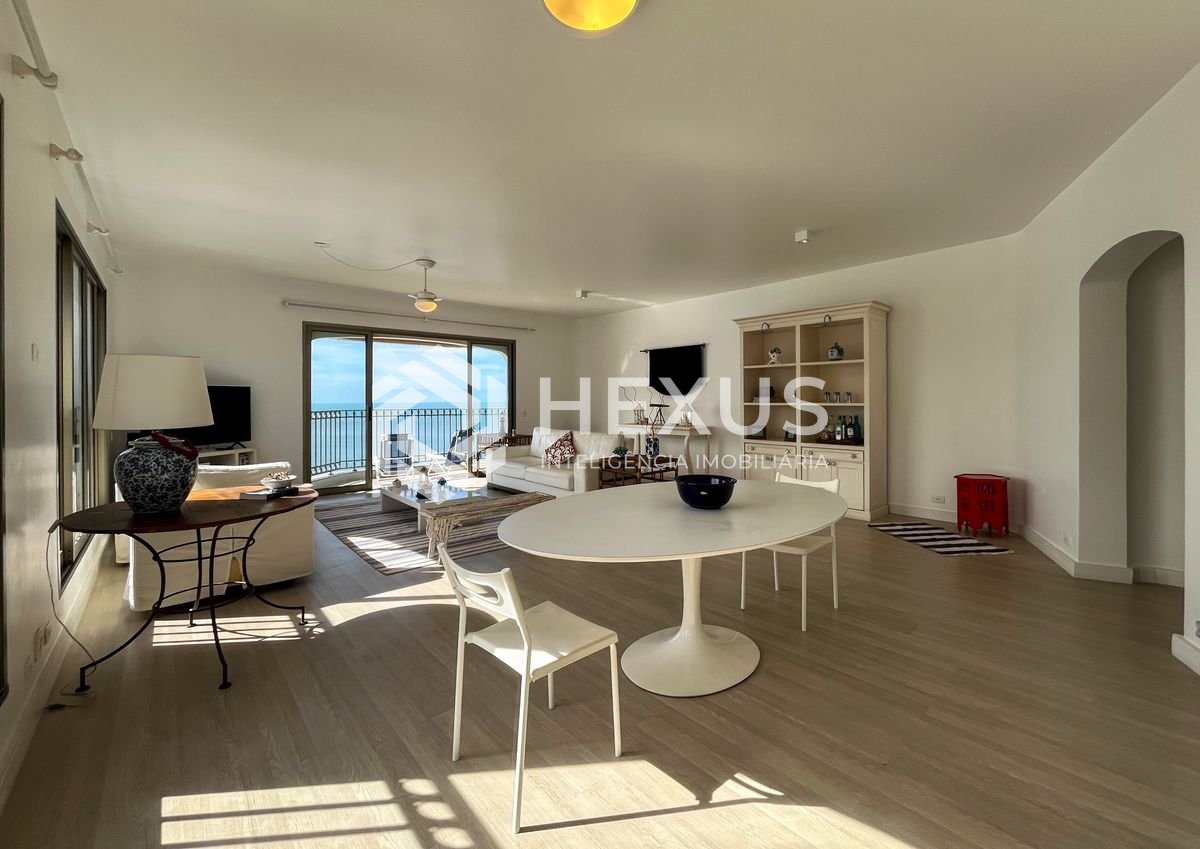 Foto 4 de Apartamento frente mar com varanda vista mar e lazer no Jardim Astúrias, Guarujá
